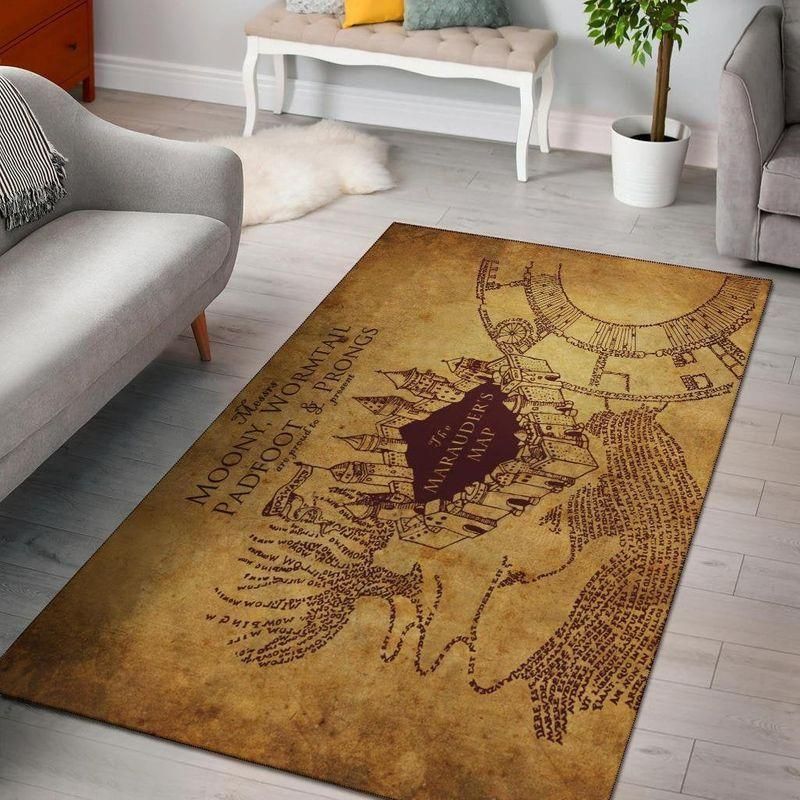 The Marauder'S Map Carpet Tapis Salonhalloween Carpet Hogwarts Castle  Always Dumbledore Fantastic Beasts Harry Potter Carpet Tapis Salon