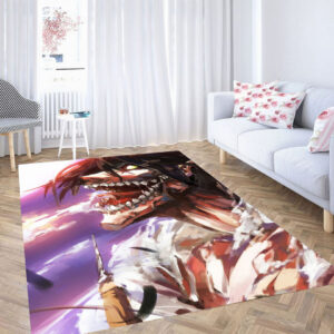 Attack On Titan Eren Yeager Tapis de salon Tapis de chambre Carpet Mat