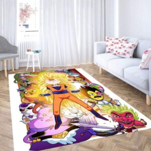 Dragon Ball Adventure Tapis de salon Tapis de chambre Carpet Mat