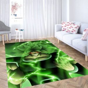 Dragon Ball Super Broly Tapis de salon Tapis de chambre Carpet Mat