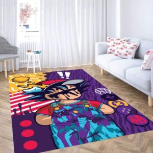 Dragon Ball Z Pop Art Tapis de salon Tapis de chambre Carpet Mat