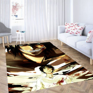 Eren Attack On Titan Tapis de salon Tapis de chambre Carpet Mat