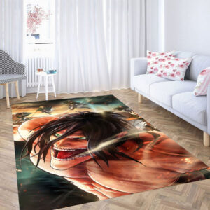 Eren Titan And Scouting Legion Attack On Titan Tapis de salon Tapis de chambre Carpet Mat