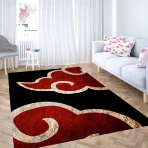 Naruto Akatsuki Logo Tapis de salon Tapis de chambre Carpet Mat