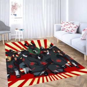 Naruto Akatsuki Wallpaper Tapis de salon Tapis de chambre Carpet Mat