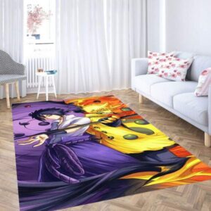 Naruto And Sasuke Sage Mode Tapis de salon Tapis de chambre Carpet Mat