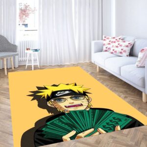Naruto Money Tapis de salon Tapis de chambre Carpet Mat