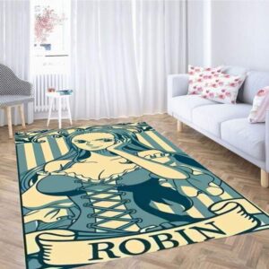 One Piece Robin Tapis de salon Tapis de chambre Carpet Mat
