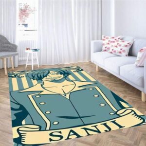 One Piece Sanji Tapis de salon Tapis de chambre Carpet Mat