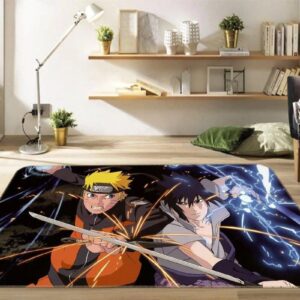 Tapis de salon Naruto Anime 19 Tapis de chambre