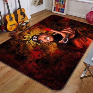 Tapis de salon Naruto Anime 23 Tapis de chambre