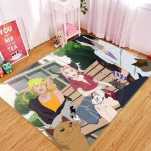 Tapis de salon Naruto Anime 25 Tapis de chambre