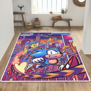 Tapis de salon Sonic Mania Studio Zone Films drôles, Sonic Tapis de chambre