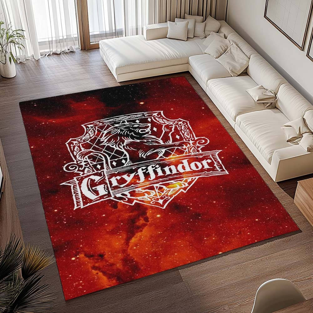 Gryffondor Harry Potter 1 Tapis de chambre, Tapis de Salon Design Magique et Résistant
