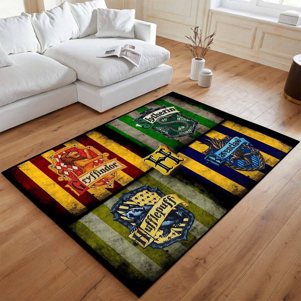 Harry Potter 13 Tapis de chambre, Tapis de Sol pour Chaise de Bureau et Chambre Ados