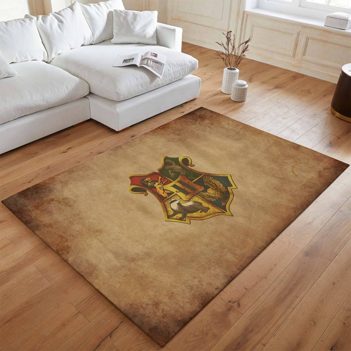 Harry Potter 18 Tapis de chambre, Tapis de Sol pour Chaise de Bureau et Chambre Ados