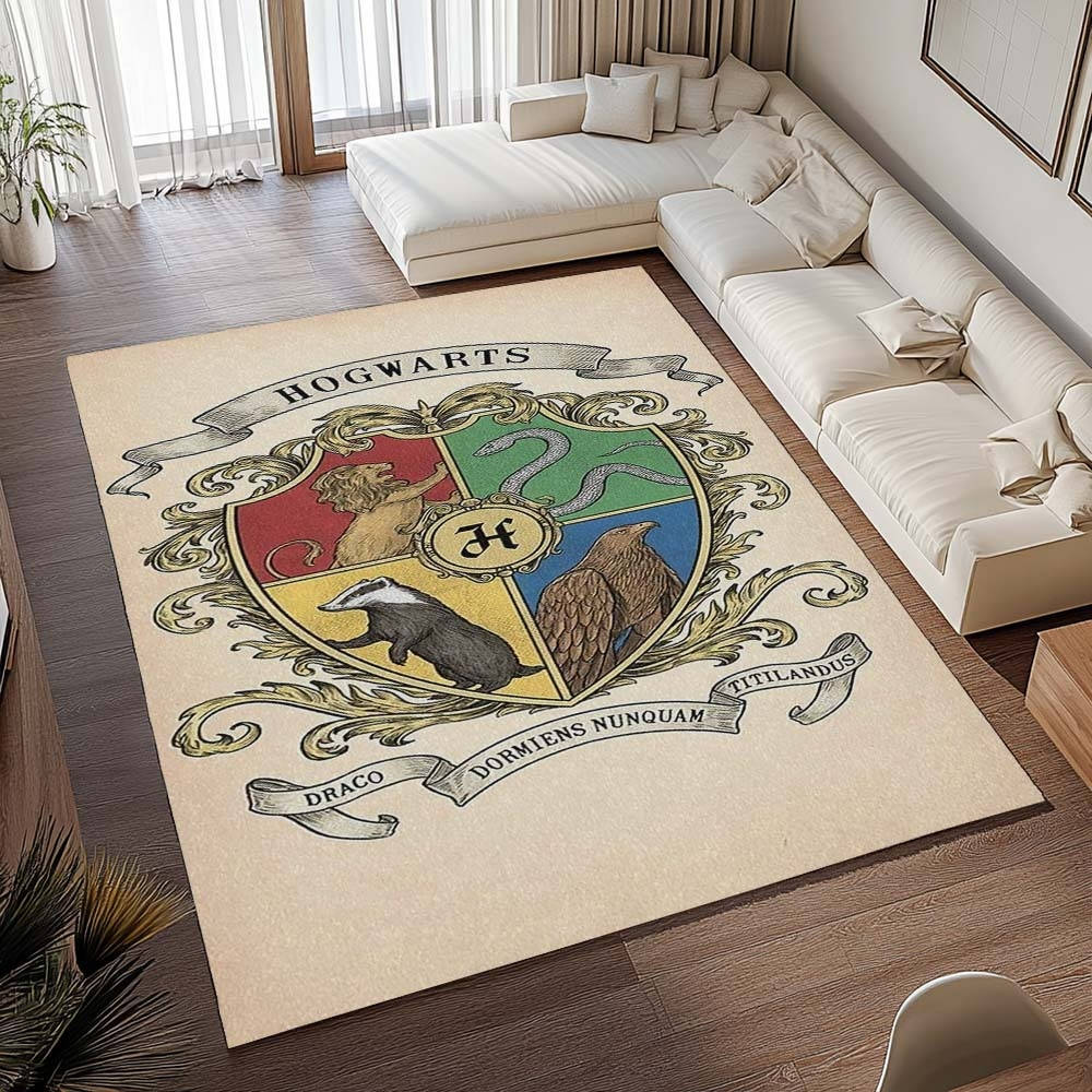 Harry Potter Cole De Poudlard 8 Tapis de chambre, Tapis Magique Déco Chambre Enfant et Salon