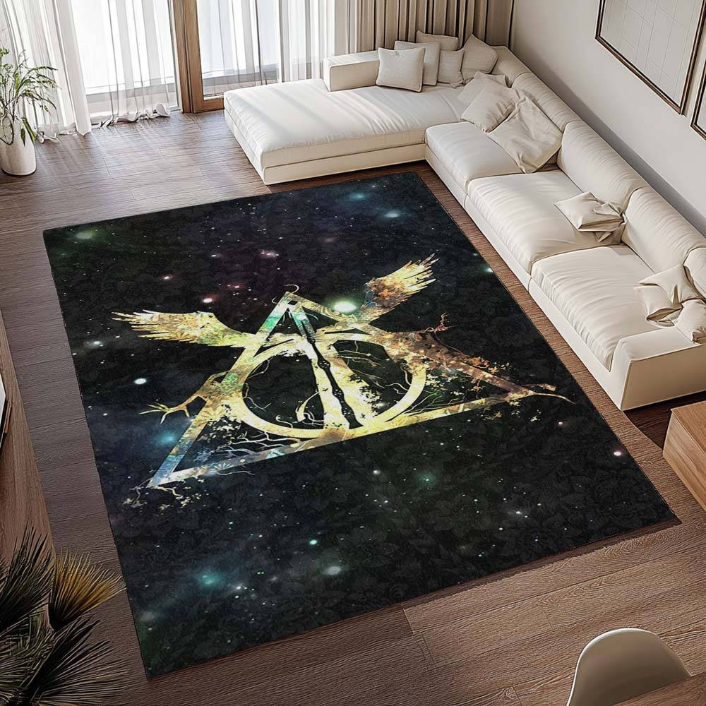 Harry Potter Toujours Le Vif D'or Tapis de chambre, Idée Cadeau Saga Harry Potter Antidérapant