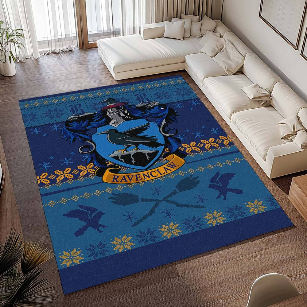 Serdaigle Harry Potter 4 Tapis de chambre, Idée Cadeau Saga Harry Potter Antidérapant