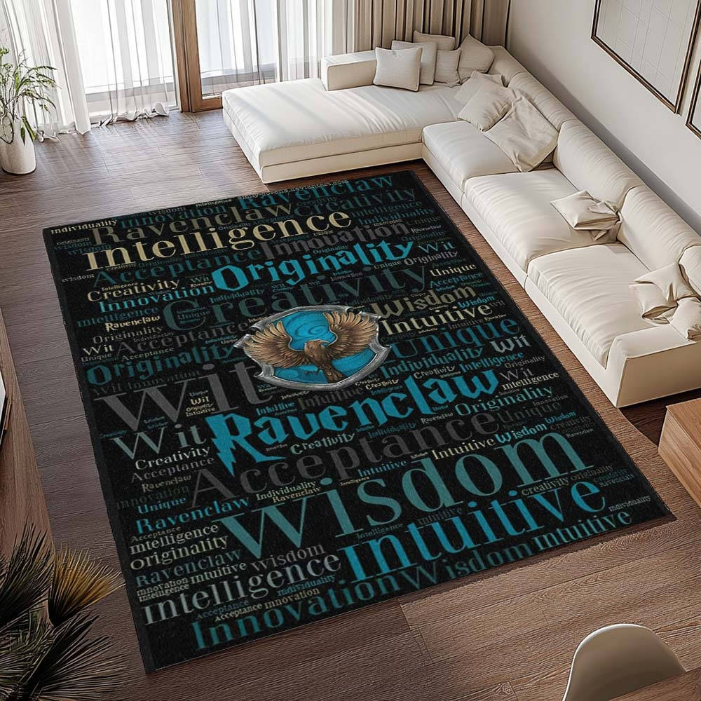Serdaigle Harry Potter 5 Tapis de chambre, Tapis Magique Déco Chambre Enfant et Salon