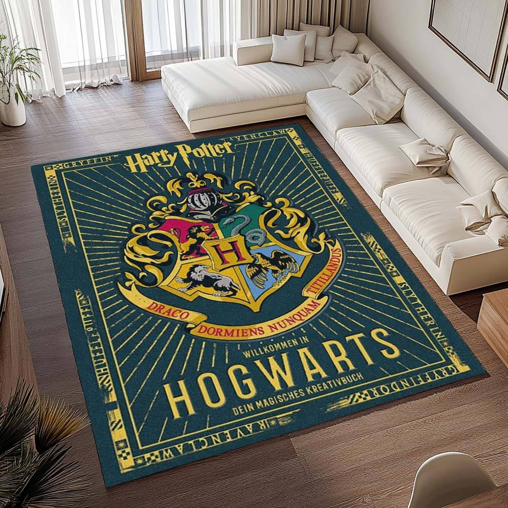 Style Spcial Harry Potter Poudlard 02 Tapis de chambre, Tapis de Sol pour Chaise de Bureau et Chambre Ados
